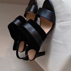Clarks Black High Heel Sandals
